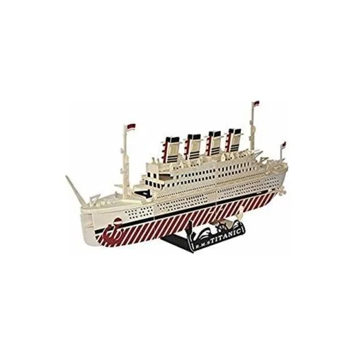 Mofy bebê madeira natural 3d puzzle modelo navio titanic