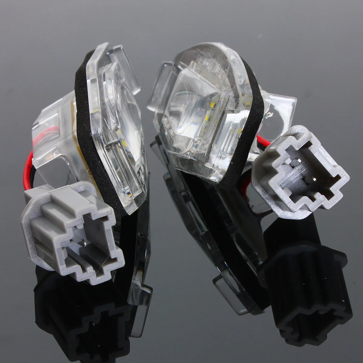 2X 18 LED Number License Plate Light Lamp Error Free for Honda Accord Odyssey Civic Sedan City Acura MDX TSX ILX RDX RL TL