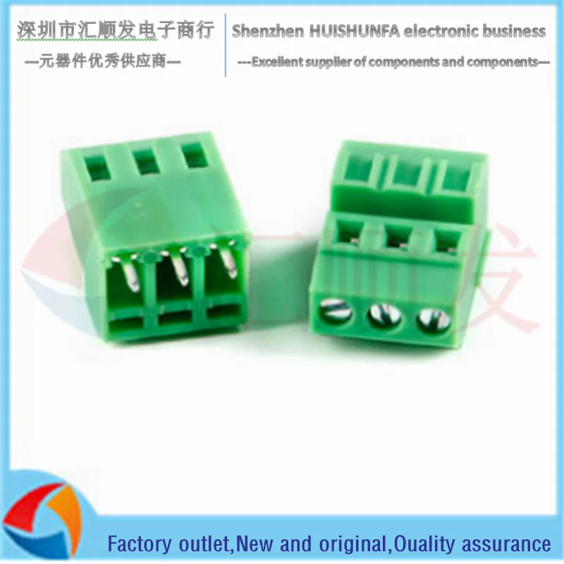 10PCS!!! KF128H/L-3.81/인라인 300V/10A 3.81mm 피치 스크류 타입 PCB 터미널 블록