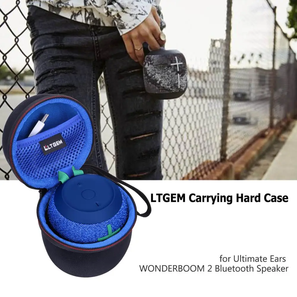 LTGEM-funda dura de EVA a prueba de golpes para altavoz UItimate Ears WONDERBOOM 2, Bluetooth