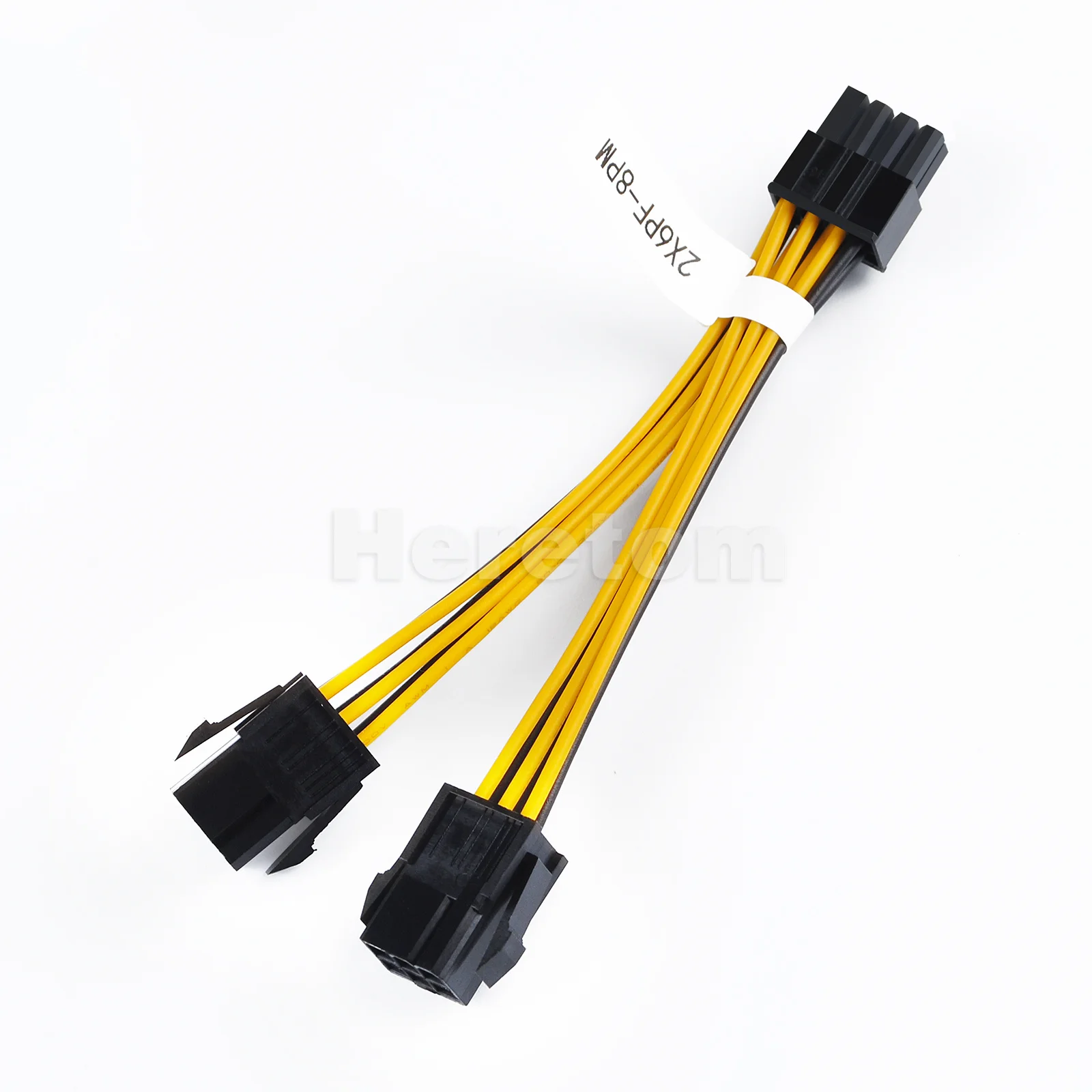 CPU 8Pin Male To Dual 6Pin Female PCI-E Power Adapte 2X6pin GPU to 8Pin CPU Power Supply Cable Y - Splitter Adapter 18AWG