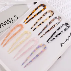 Fashion Hairpin Hair Sticks Women Hair Clip Elegant Colorful Acetate Hair Clips Girls Hair Sticks Hair Accessories Hairpin New