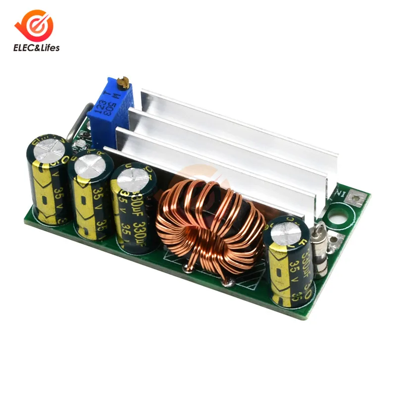 AT30 Automatic Step Up Down DC Power Supply Converter 3A 30W Buck Boost Module Replace XL6009 4-30V To 0.5-30V