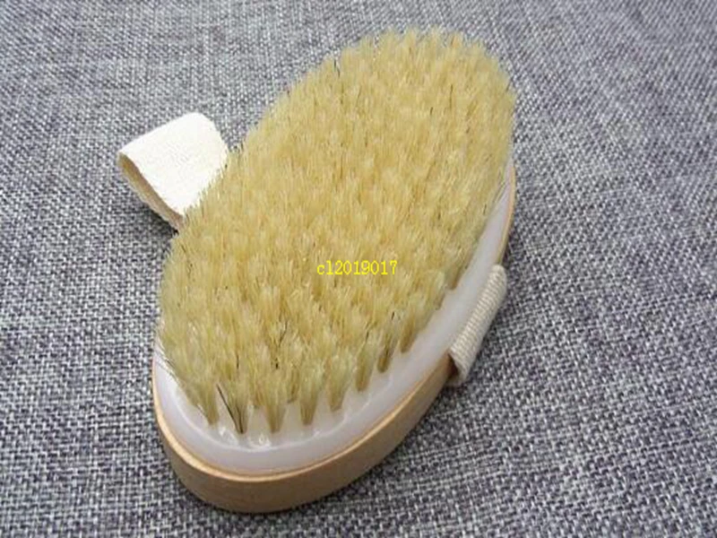 Elliptical handle bath brushes for children Bristle bath brush through Meridian rub back bath brush