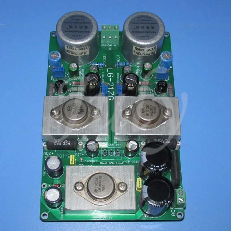 

Permalloy transformer input pure class A output single-end preamplifier board LG-217G, frequency response: 10-88KHz -0.5DB