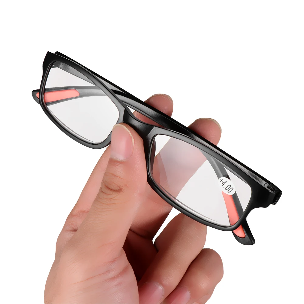 Magnifying Flexible Ultra Light Vision Care Eyeglasses Reading Glasses +1.00~+4.0 Diopter