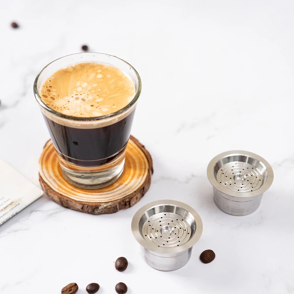 Recafimil wieder verwendbare Kaffee kapsel Edelstahl Kaffeefilter Kapsel filter für Tchibo Cafissimo Caff italy Kaffee maschine – Detail 12