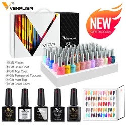 New 36/60 Fashion Color Venalisa Gel Polish Varnish Color Gel Polish For Nail Art Design Nail Gel Nail Salon Used Nail Gel Kit