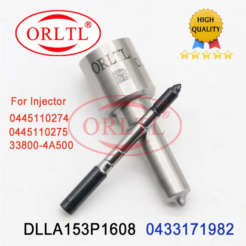 

ORLTL DLLA153P1608 injector assy replacement nozzle DLLA 153P 1608 (0 433 171 982) suitable for 0445110274 0445110275