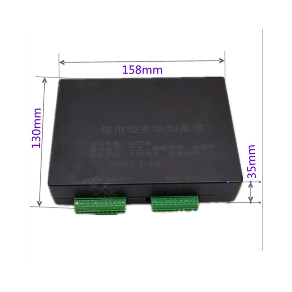 Placa de equilibrio activo 4S 8S 16S 17S 20S 24S 10A, equilibrador de transferencia de energía de batería de litio Lifepo4, protección BMS 13S 14S