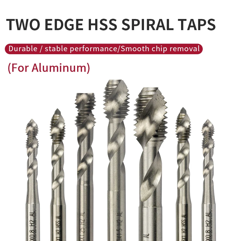 

1pcs/5pcs/10pcs M6*1/M4*0.7/M8*1.25 CNC machining and turning parts aluminum tap