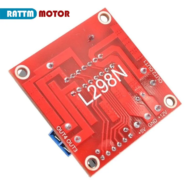 Module L298N Stepper Motor Driver Board Stepping Motor DC Motor Intelligent Vehicle Robot Breadboard Peltier High Power