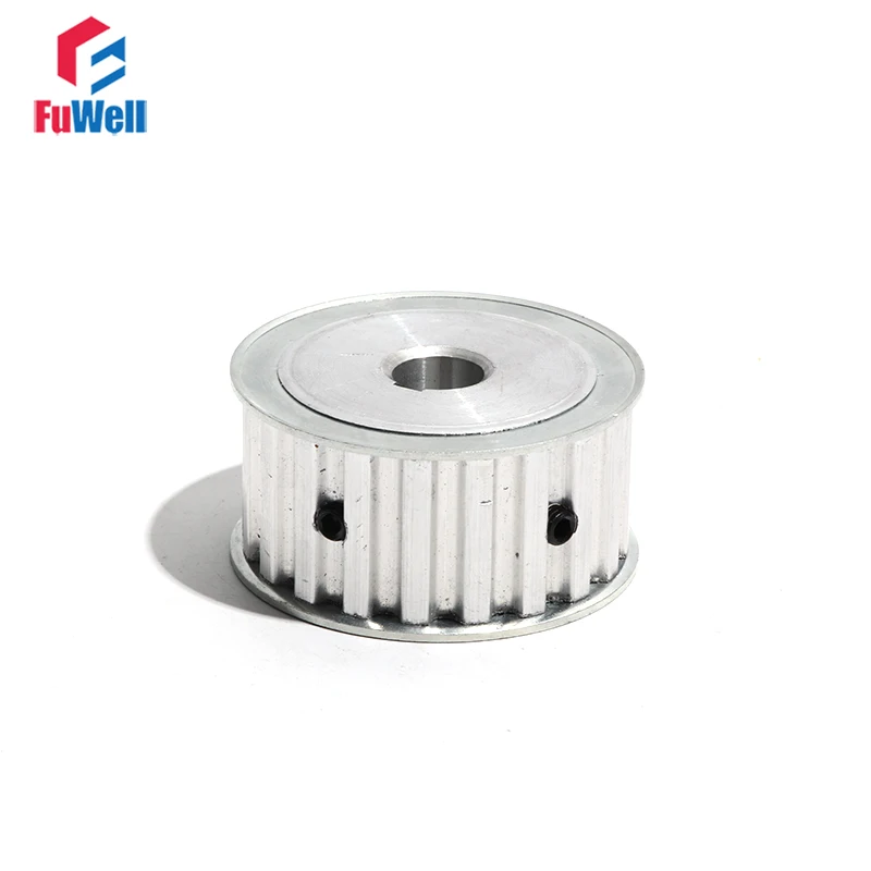 

L Type L-22 Timing Belt Pulley with Keyway 22Teeth Transmission Pulley 21/27mm Belt Width Aluminum Alloy Toothed Pulley