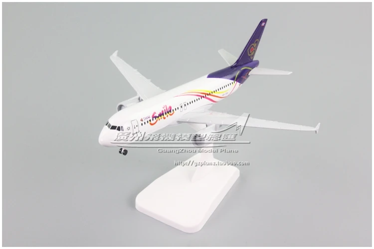 

19cm Plane Model Airplane Model Thai Airways 320 With Wheel HS-TXA Diecast Metal Airplanes Model 16cm 1:400 Plane Toy Gift