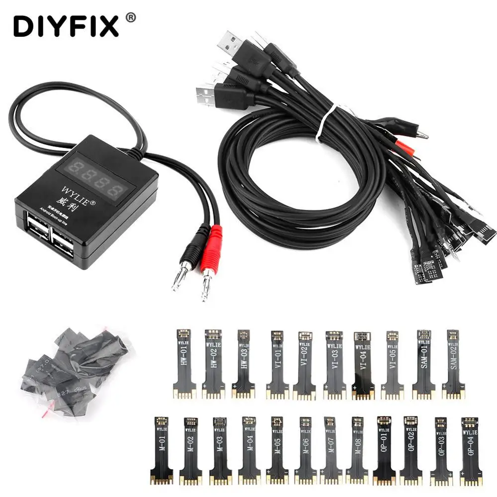 

DIYFIX Power Supply Cable for Samsung xiaomi Huawei OPPO VIVO Android Mobile Phone Boot Line Motherboard Repair Wire Test Line