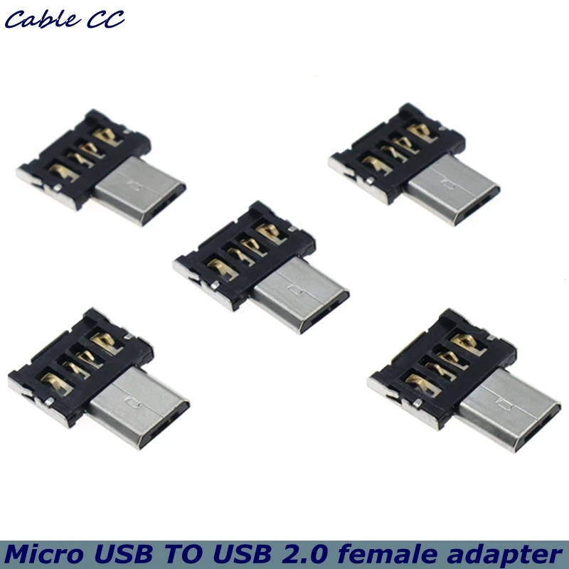 Micro USB OTG Adapter Micro USB Male to USB 2.0 Female Ultra Mini Size Connector Adapter