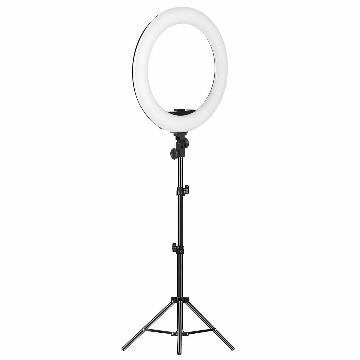 GVM 45W/55W Ring Lamp Dimmable Selfie Ring Light Bi-Color Annular Tube Photographic Lighting with Tripod Stand For Live Studio