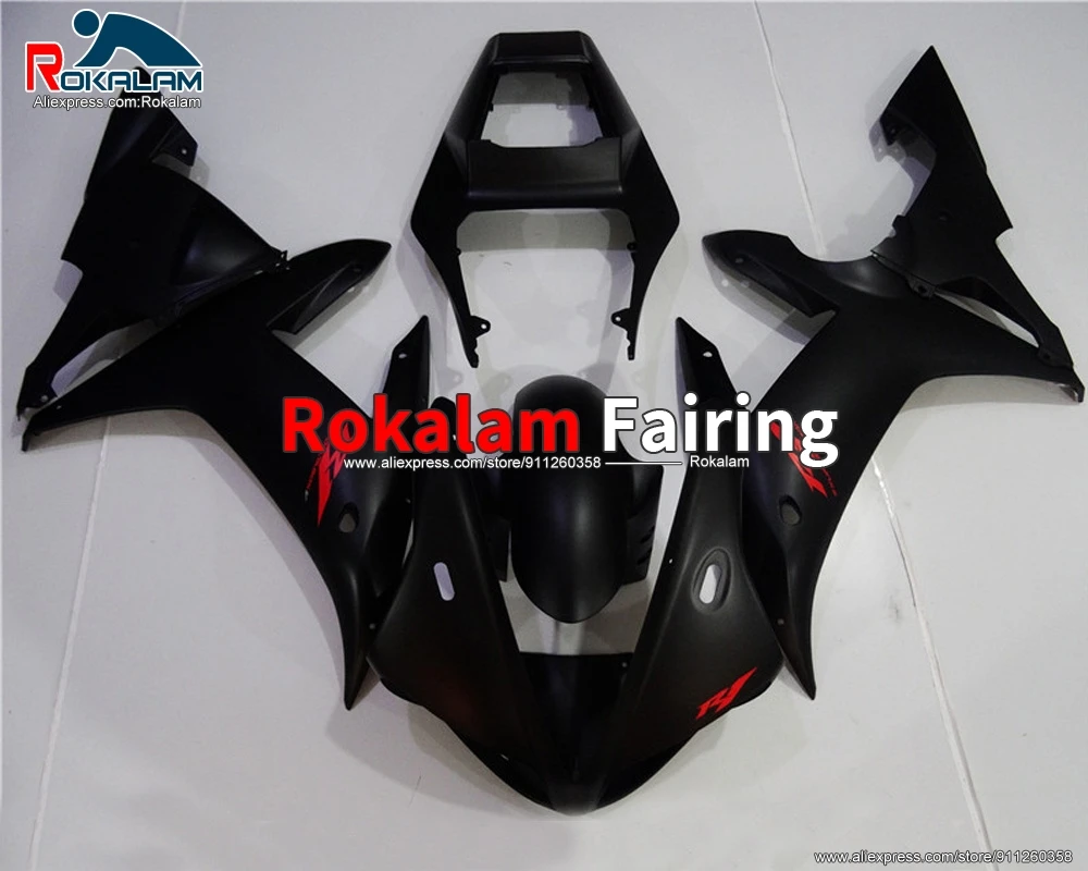 

Fairing Kit For Yamaha YZF1000 R1 2002 2003 YZF-R1 03 02 All Black Motorcycle Cowling (Injection Molding)