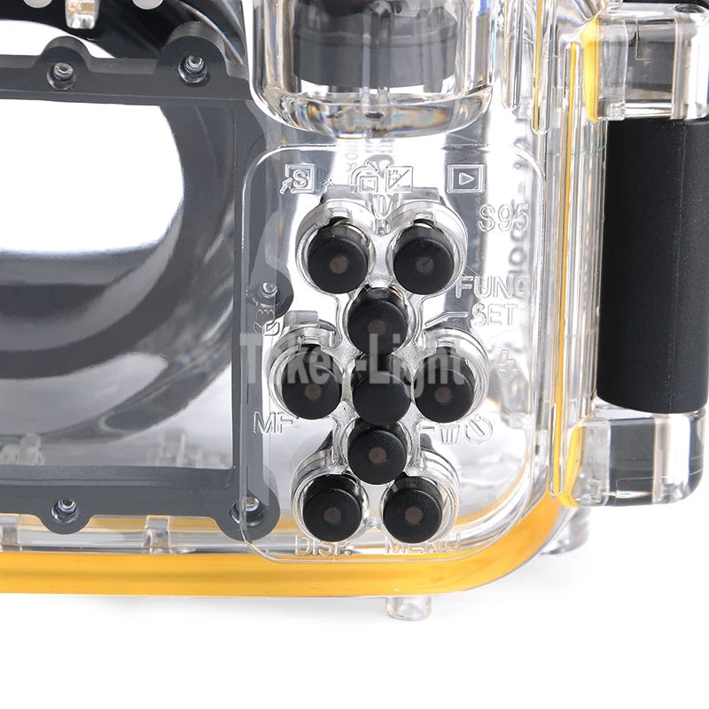 Waterproof Underwater Housing Camera Case for Canon Powershot S95 Lens WP-DC38