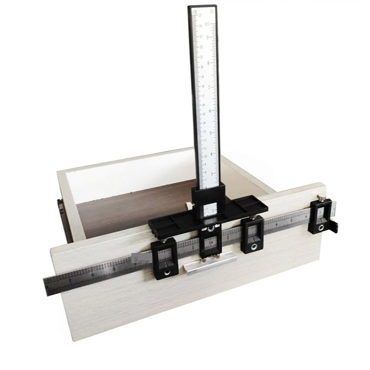 Multifunctional woodworking handle punching locator installation artifact door handle punching aid
