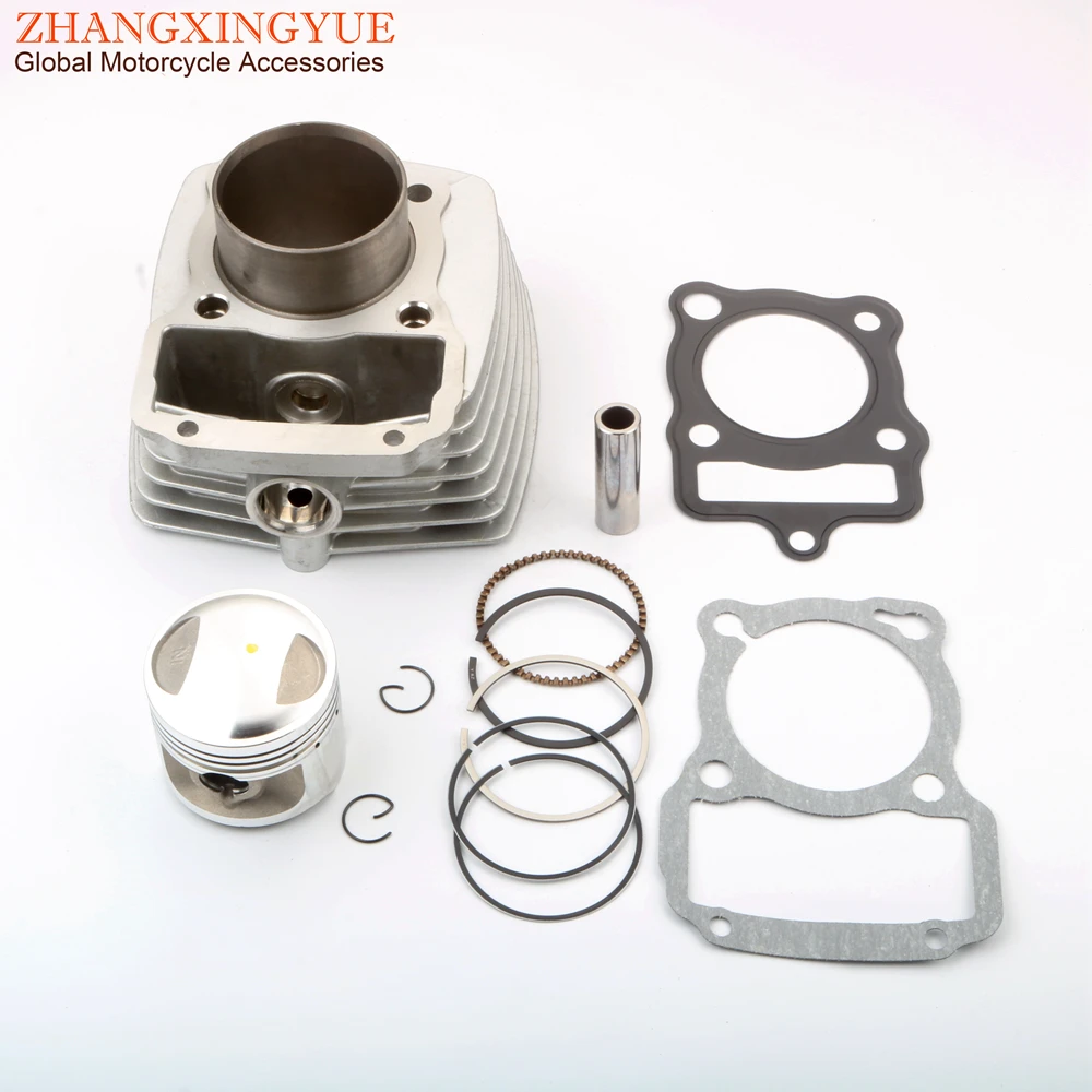 Motorcycle 56.5mm Cylinder Block Kit for Honda CG125 1980 JX125 S1/S2 CG JX 125cc 156FMI 12100-397-010 4-Stroke