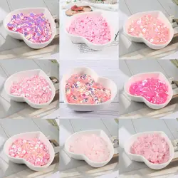 6mm Pink Series Sequin PVC Round Cup Sequins Paillettes Sewing Wedding Craft Women Garments Accessories 720pcs