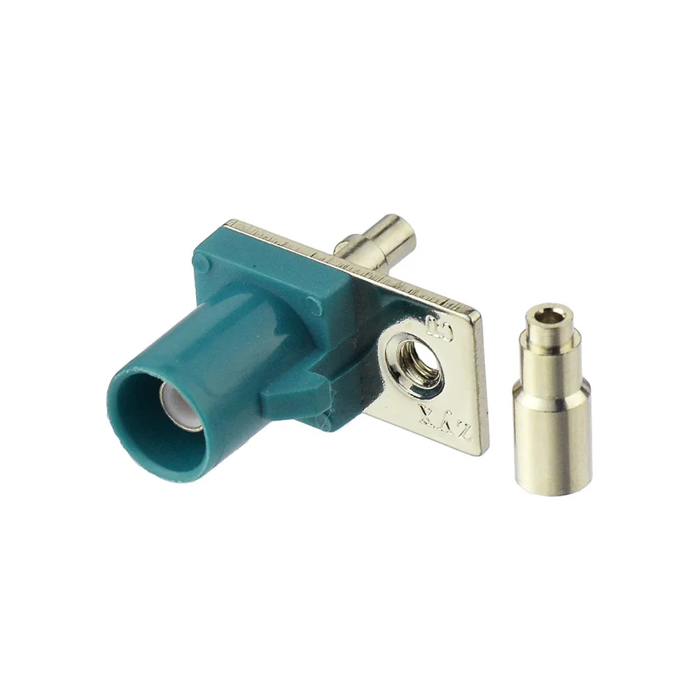 Superbat Fakra Z Waterblue /5021 Neutral Coding Male Antenna Front Mount RF Coaxial Connectors