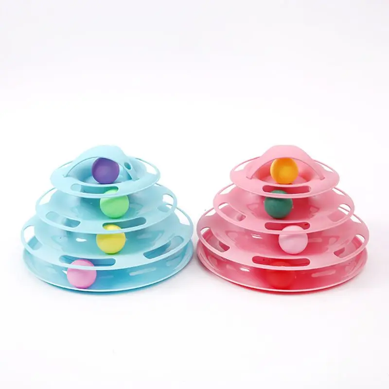 10Pcs Colorful Cats Ball Play Chew Scratch Training Toys Chase Ball for Kitten Play Disk Interactive Kitten Exercise Toy Amuseme