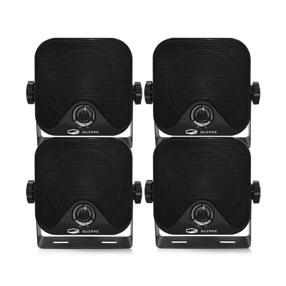 

2 Pairs 4inch Waterproof Marine Speakers Heavy Duty Surface Mount Outdoor Car Motorcycle Speaker For ATV UTV Boat Golf Carts SPA