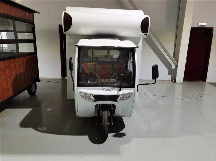 ใหม่มาถึงผู้ใหญ่รถสามล้อไฟฟ้ารถบรรทุกอาหารมือถือครัวCatering Trailerกาแฟขนมขบเคี้ยวไอศกรีมสุนัขร้อนตะกร้าอาหารสำหรับขาย