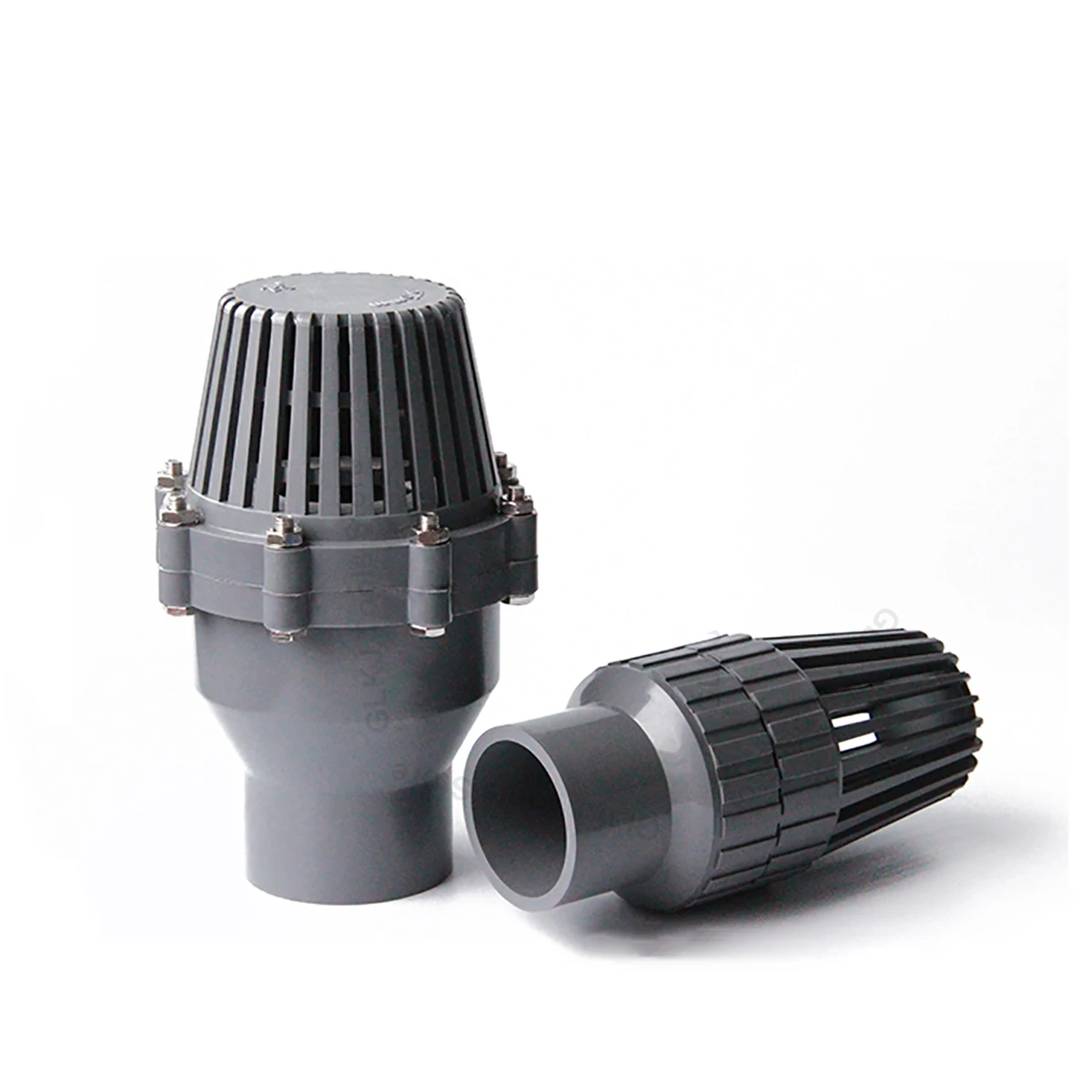 Válvula de retención de PVC, bomba de válvula inferior, filtro de agua para acuario, adaptador de tubería de PVC, 1 unidad, I.D 32 40 50 63mm