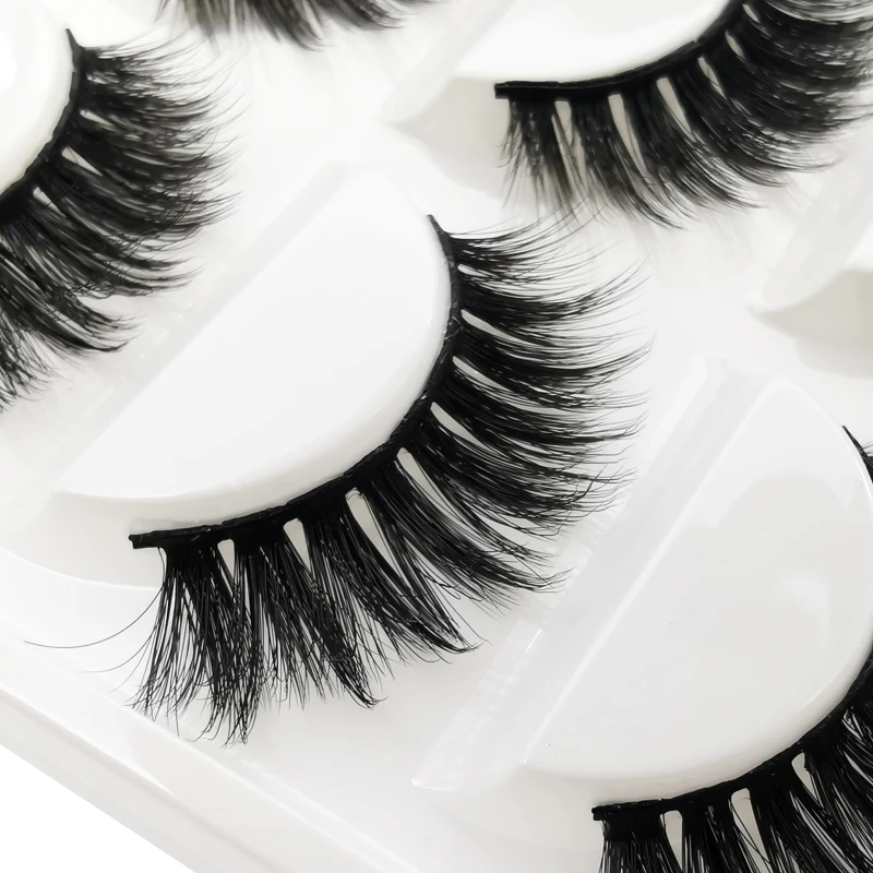 5คู่3d Mink Eyelashes หนาปุยธรรมชาติยาวขนตาปลอมแต่งหน้า Full Strip Mink Lashes ขนตาปลอมธรรมชาติ