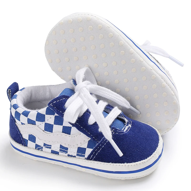 2025 neue Baby Leinwand Turnschuhe Anti-slip Weiche Plaid Baby Junge Mädchen Schuhe Neugeborene Erste Wanderer Infant Baby unisex Casual Schuhe – Detail 24