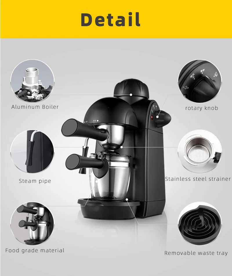 Bán Điện Latte Cappuccino Máy Pha Cà Phê Espresso Với Dung Dịch Sữa Cà Phê Tự Động Máy Cà Phê