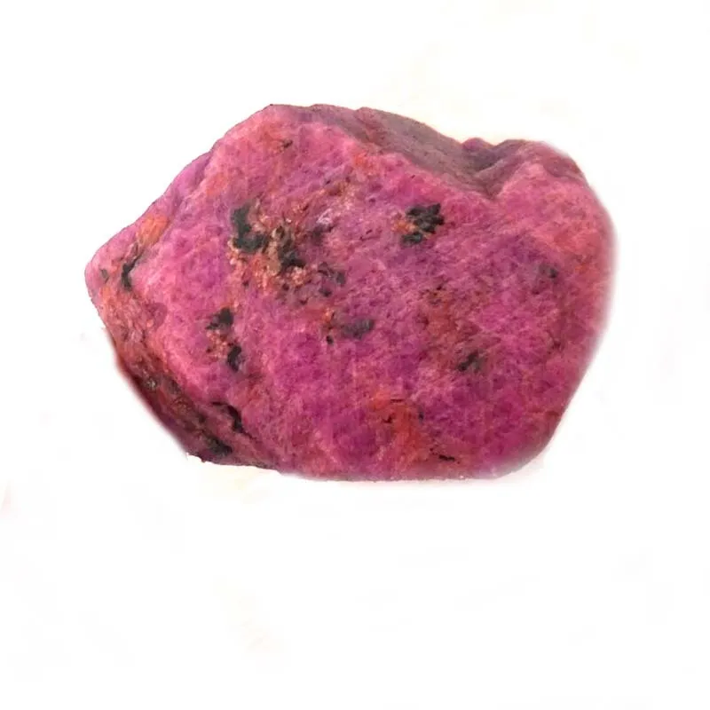100g Natural Red Corundum Rough Mineral Specimen Raw Gemstone Gravel for Jewelry Making Pendant Ring Inlay DIY Collection Decor