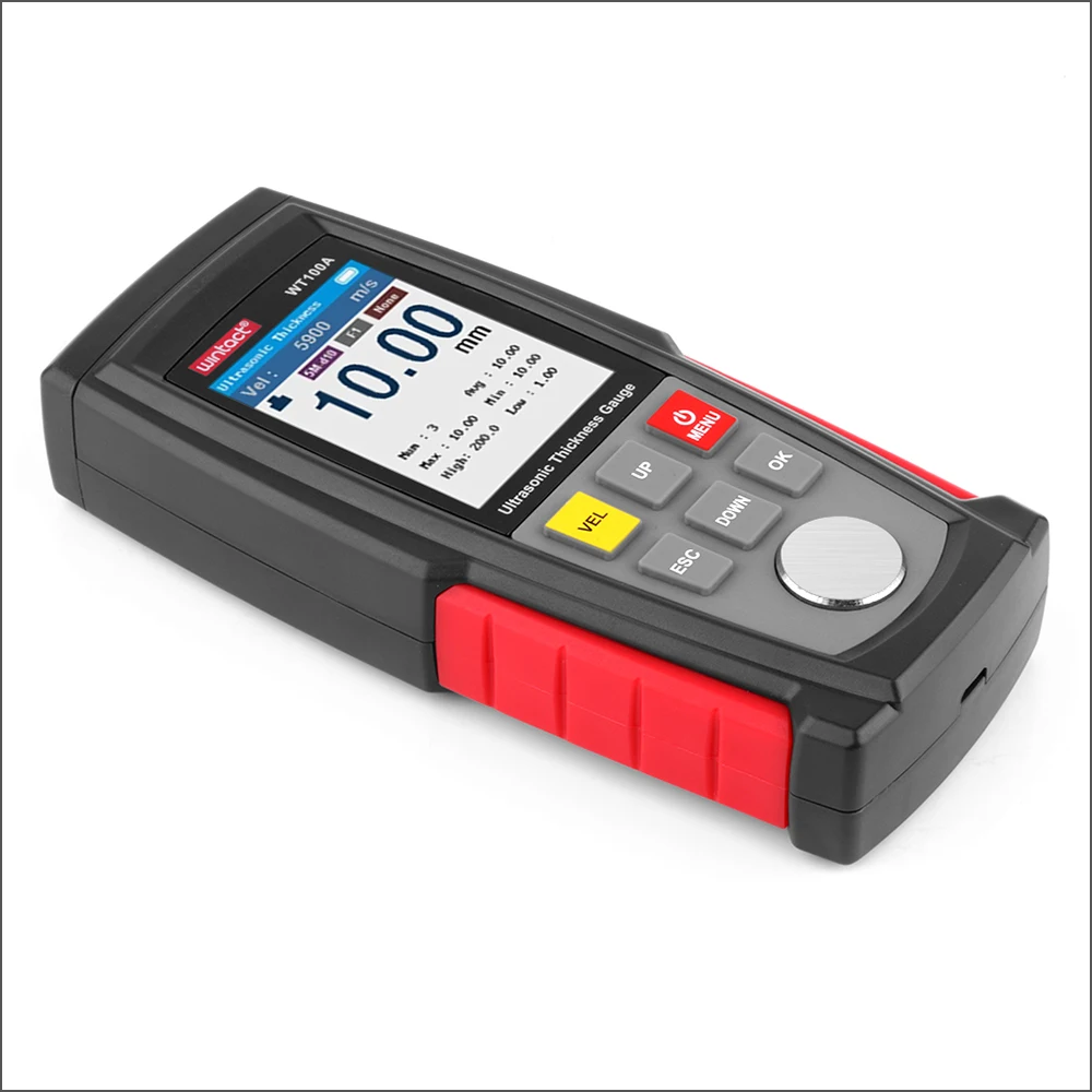 WINTACT Ultrasonic Thickness Gauge Meter Tester Battery Digital Width Measuing instruments Ultrasonic Thickness Gauge