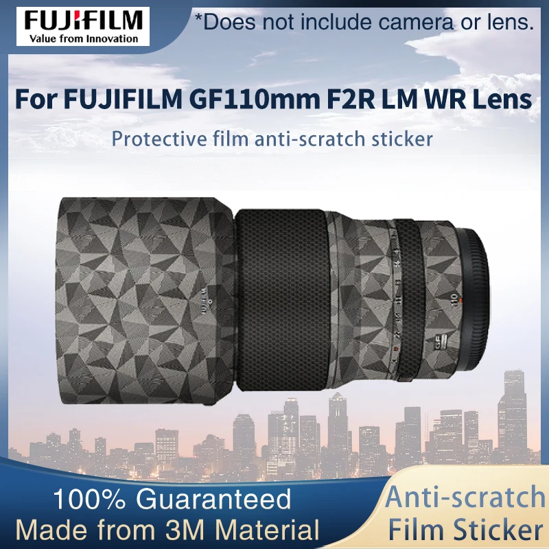 Lens protective film For FUJIFILM GF110mm F2R LM WR Lens Skin Decal Sticker Wrap Film Anti-scratch Protector Case