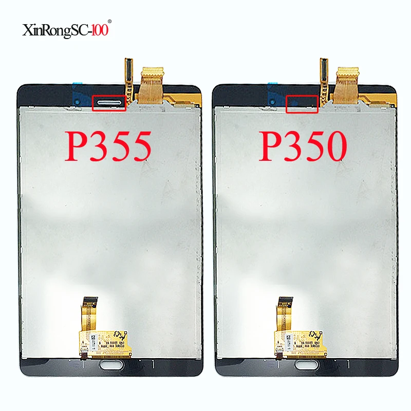 For Samsung Galaxy Tab A SM-P350 P350 SM-P355 P355 8 inch Tablet LCD Display Matrix Touch Screen Digitizer panel Full Assembly