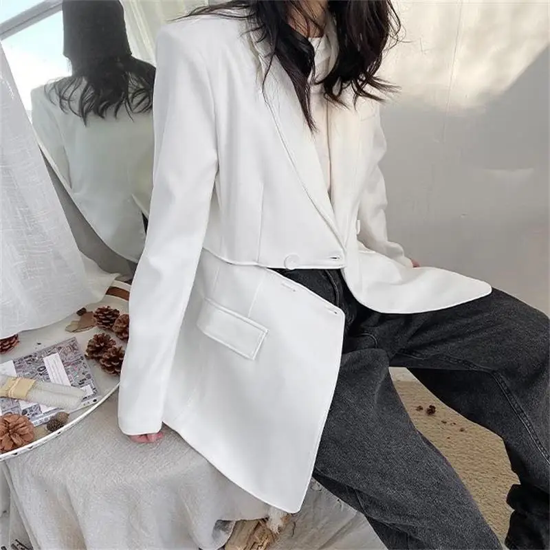 

Ladies' Suit Coat Spring And Autumn Style Yamamoto Style Fashion Personality Simple Leisure Loose Large Size Suit Coat