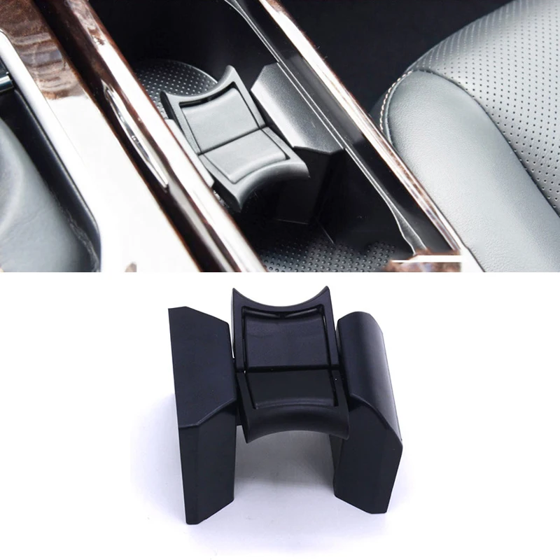 Car Divider Cup Holder Water Cup Fixing Separate Clip for Toyota Camry 2006-2011 Black Interior Replacement Car Accessories