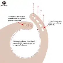 Silicone Baby Bib 1pc #4