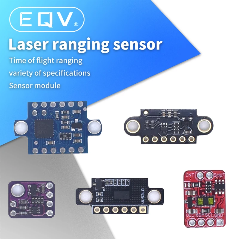 VL53L0X VL53L1X Time-of-Flight (ToF) Laser Ranging Sensor Breakout 940nm GY-VL53L0XV2 Laser Distance Module I2C IIC 3.3V/5V