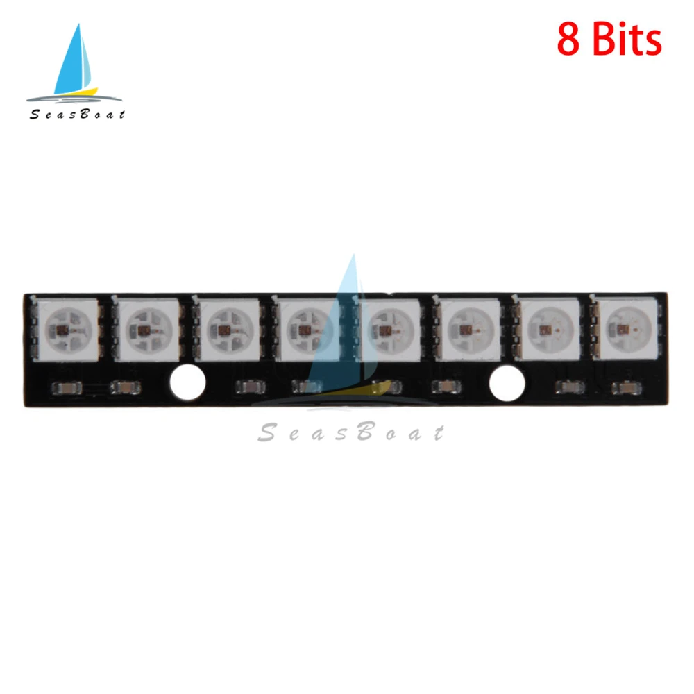 WS2812 WS2812B 5050 RGB LED Lamp Panel Module 3Bit 4Bit 7Bit 8Bit 12Bit 16Bit 24Bit 40Bit 60Bit 64Bit Rainbow LED