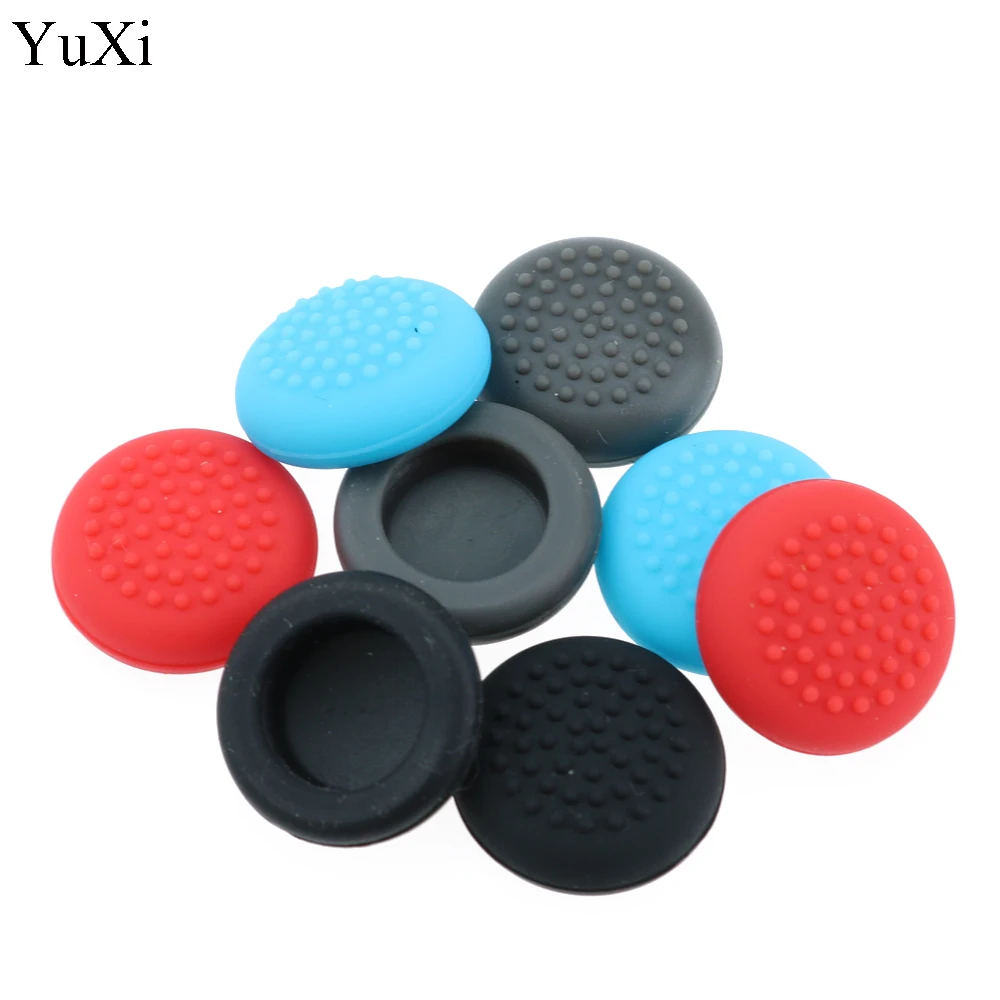 2 Silicone Thumb Stick Grip Cap Joypad Analog Joystick Cover Case For Switch Lite NS Mini Controllers Joy-Con ThumbStick