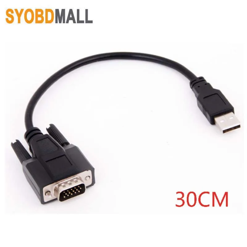 New 30CM Long OBD 2 USB Connector Cable for PEUGEOT CITROEN LEXIA 3 PP2000 Diagnostics Tool OBD2 Connector Cable Adapter