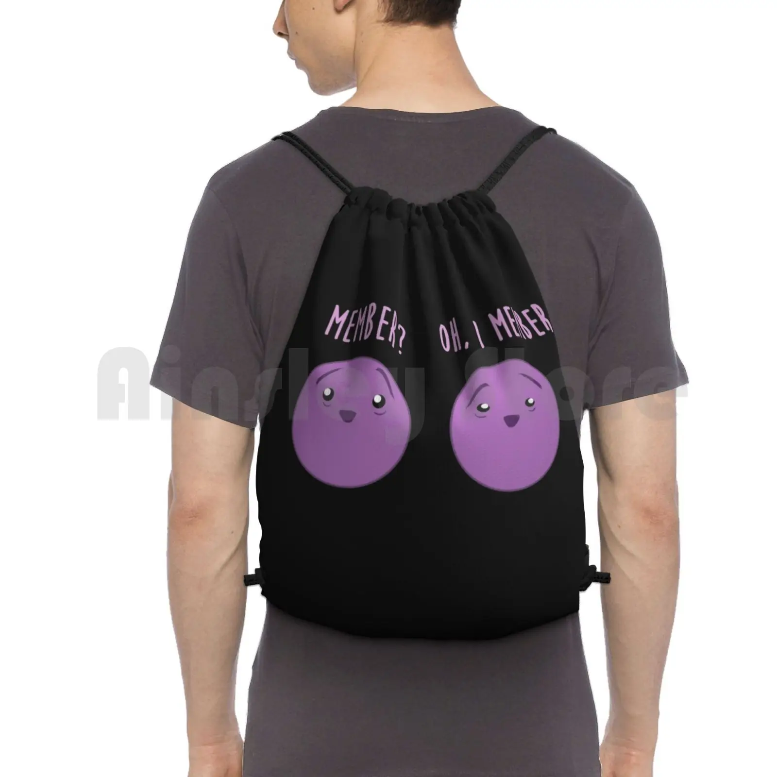 Member Berries : Member ? Oh , I Member Backpack Drawstring Bags Gym Bag Waterproof Eric Cartman Cartman Idea Funny Eric