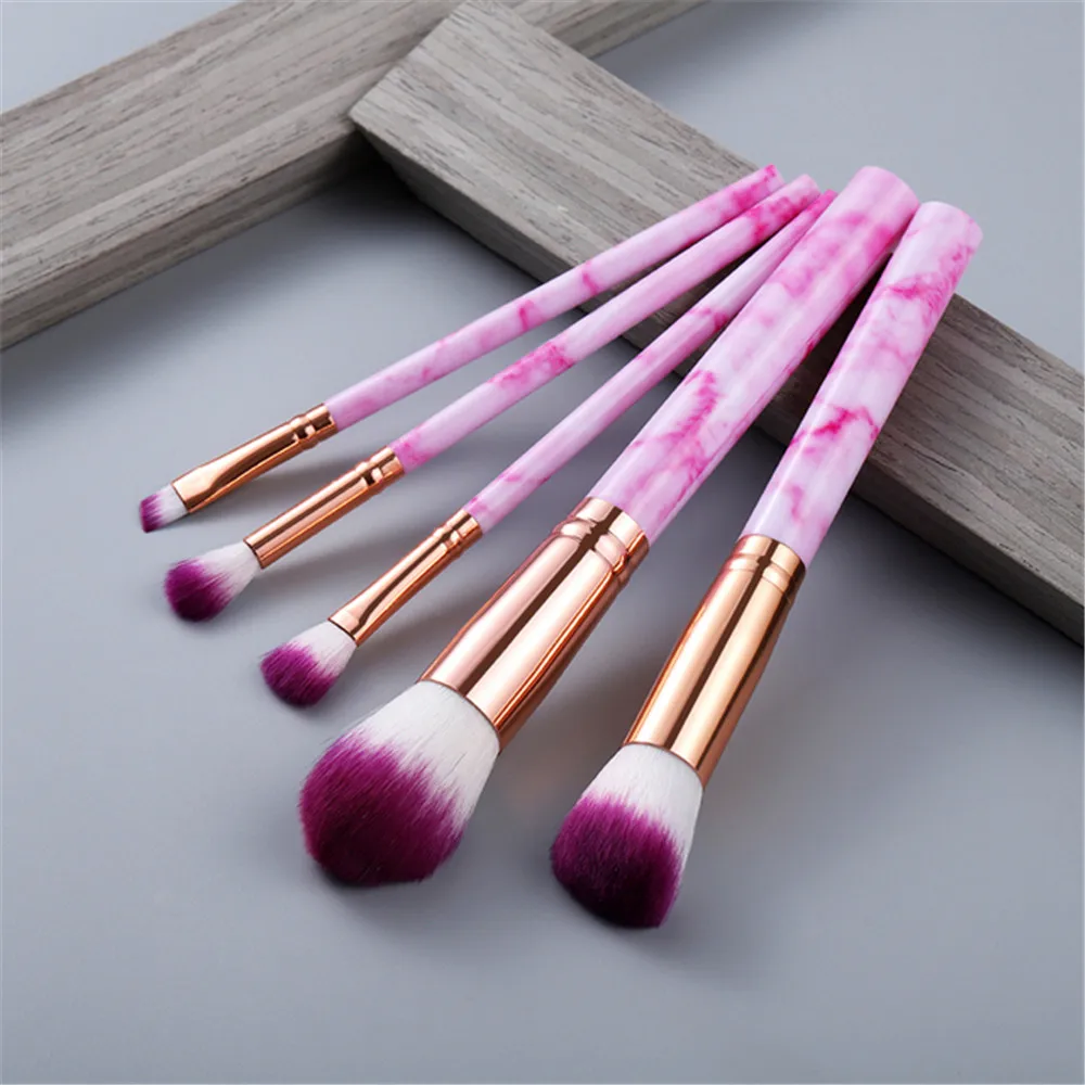 KOSMETYKI Red Makeup Brushes Tool Set, pó cosmético, sombra de olho, base, blush, mistura, beleza, pincel de maquiagem