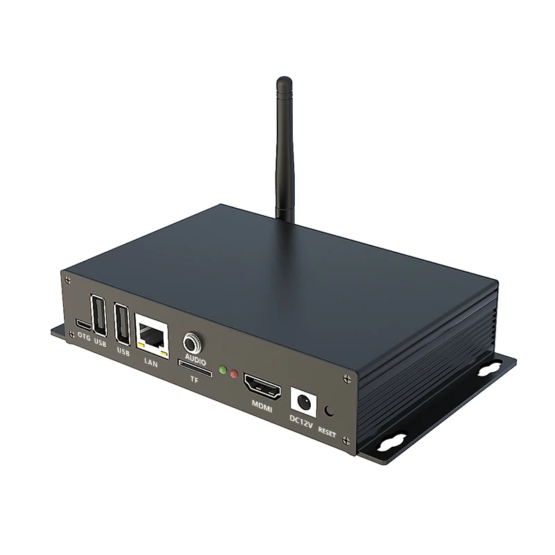 Digital Signage Player Box HD 3840*2160P Android Quad-core 2G+8G Smart Advertising Media Player TV Box