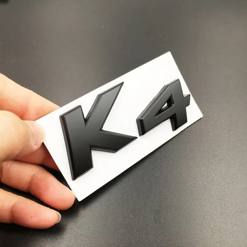 NEW 1PCS 3D Metal Car Styling Sticker For KIA K2 K3 K4 K5 KX7 Car Tail Car Trunk Front Door Side Emblem Sticker