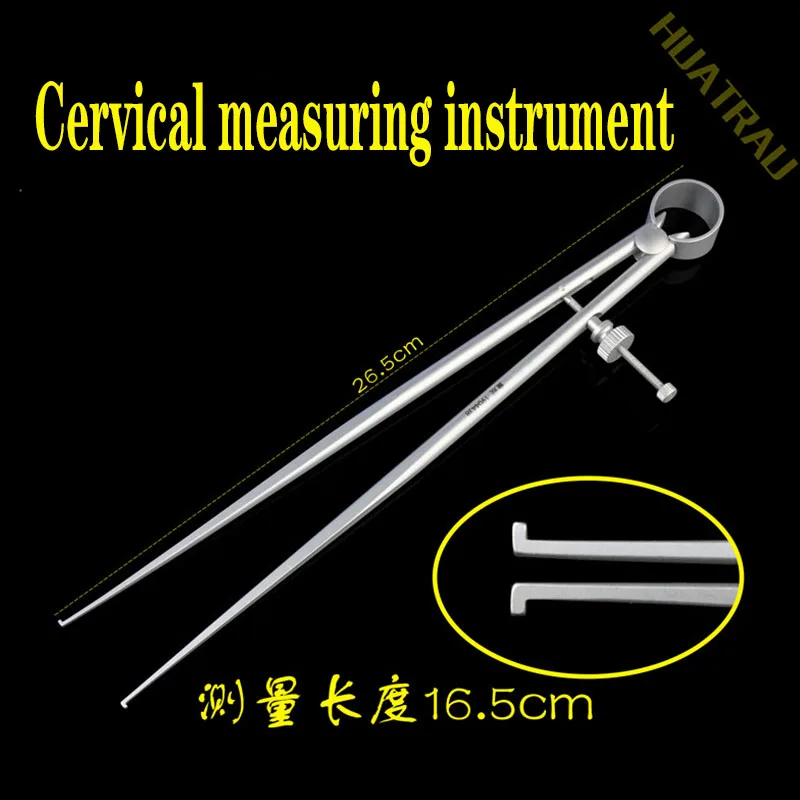 

Cervical vertebra measuring instrument orthopaedic instrument medical spine gauge pedicle intermittent distance height measurer